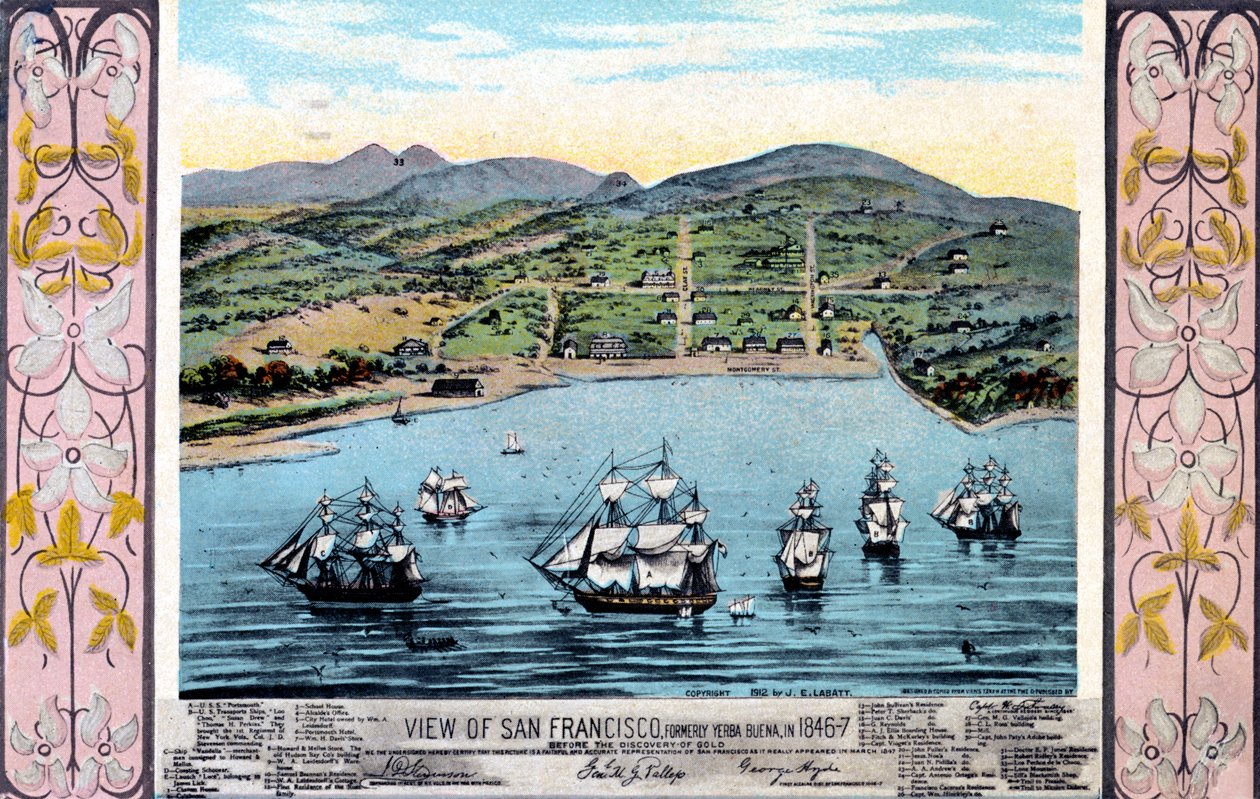 カリフォルニア州サンフランシスコ 作： 無名の画家
