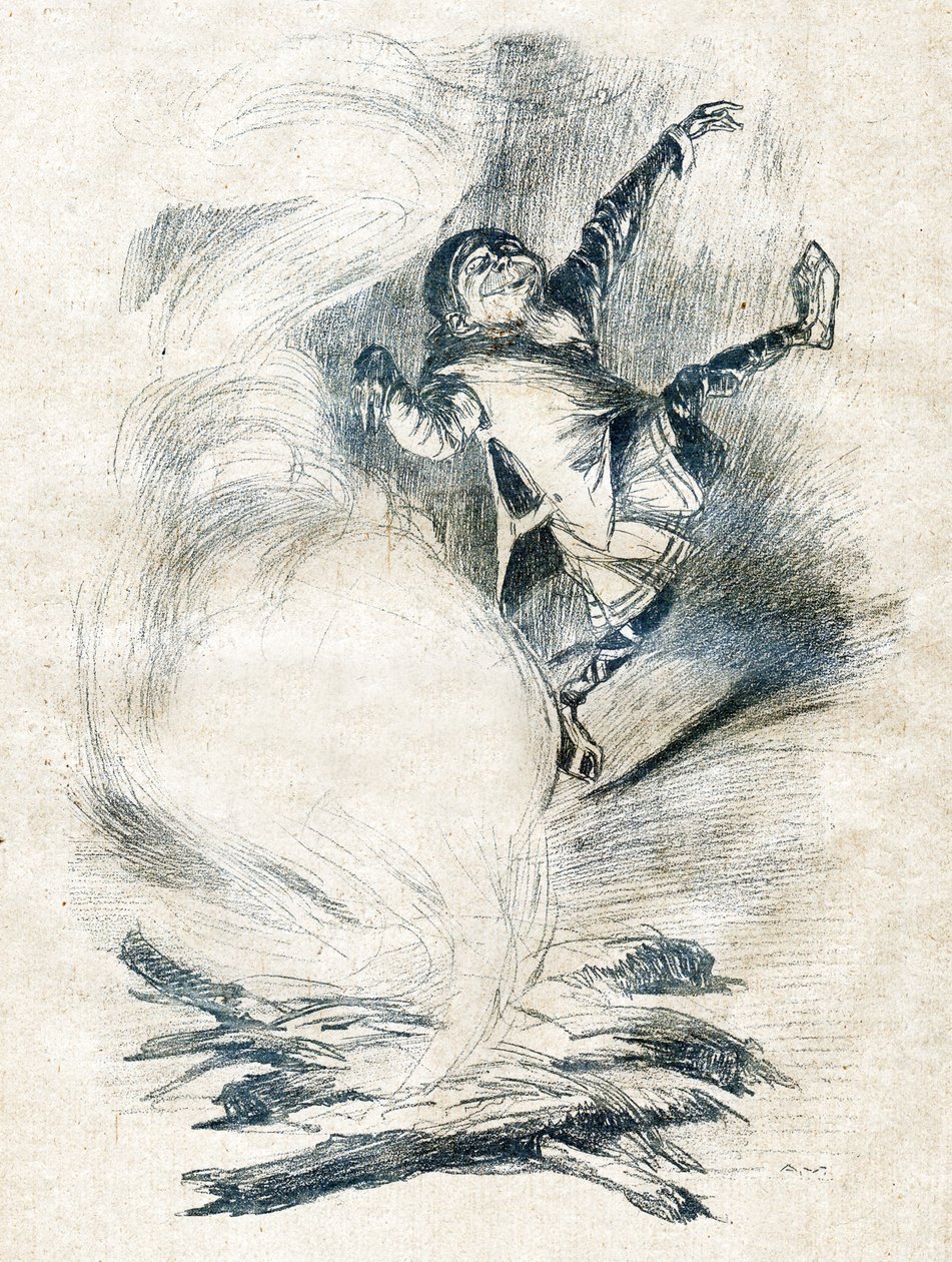 トラカッシン・ドワーフ。 (イラスト、1910年頃) 作： 無名の画家