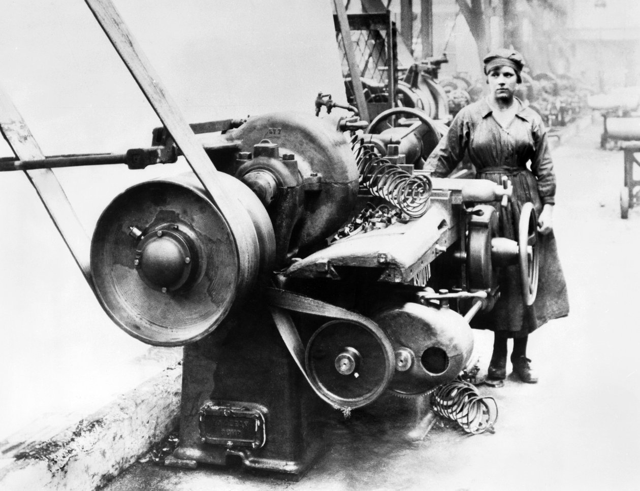 イギリス : W.アスキスのエンジニアリング・ワークスの機械。ハリファックス、1914年頃 作： 不明