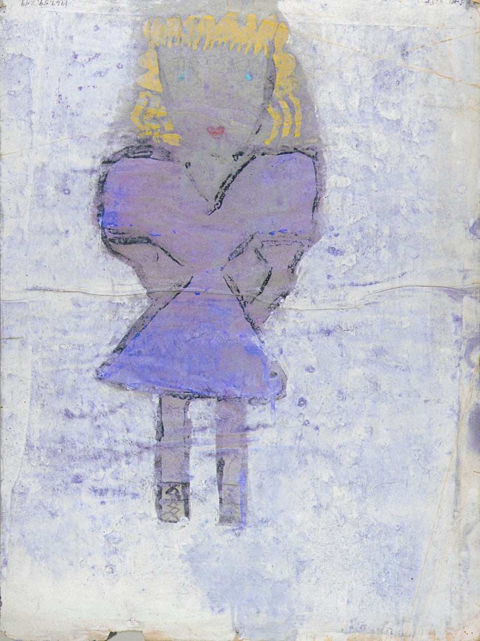 金髪の少女 作： 身元不明