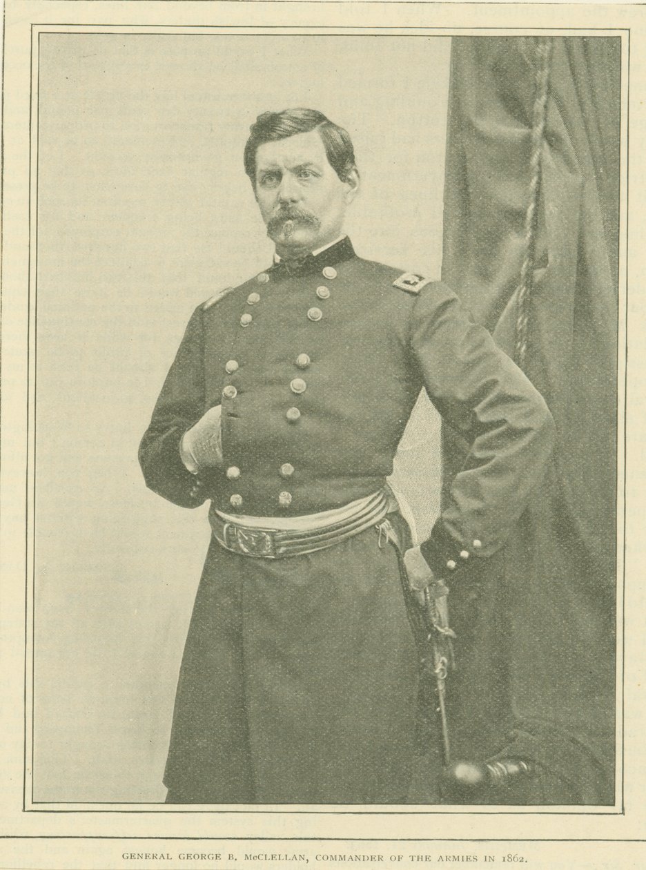 ジョージB.マクレラン将軍、1862年の陸軍司令官。 作： 不明
