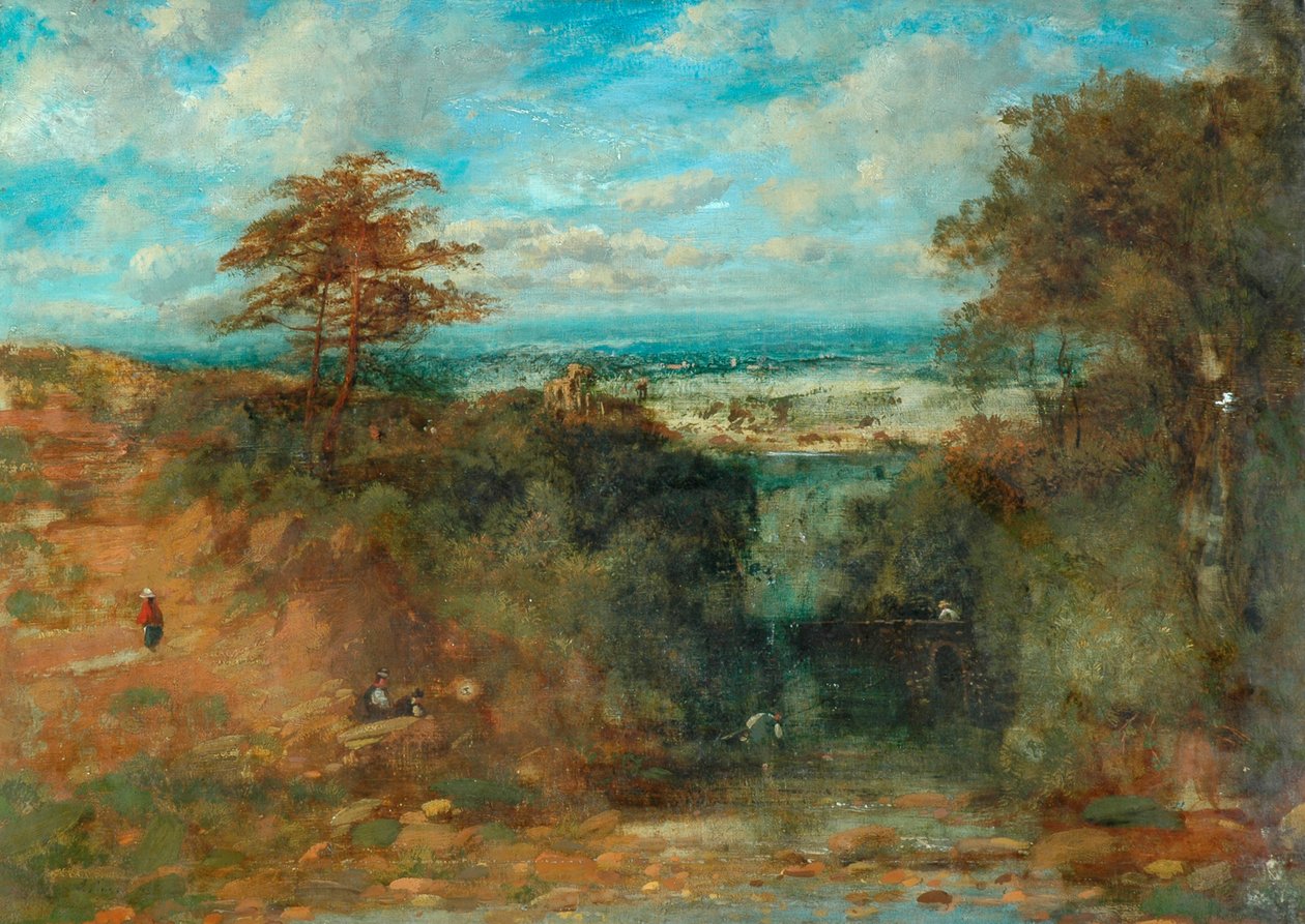 田園風景、1837年頃 作： 不明