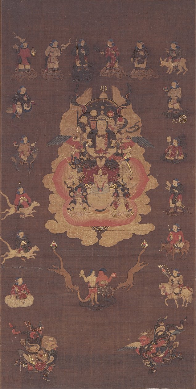 ダキニ天の曼荼羅＜Ḍākiṇī 作： 不明