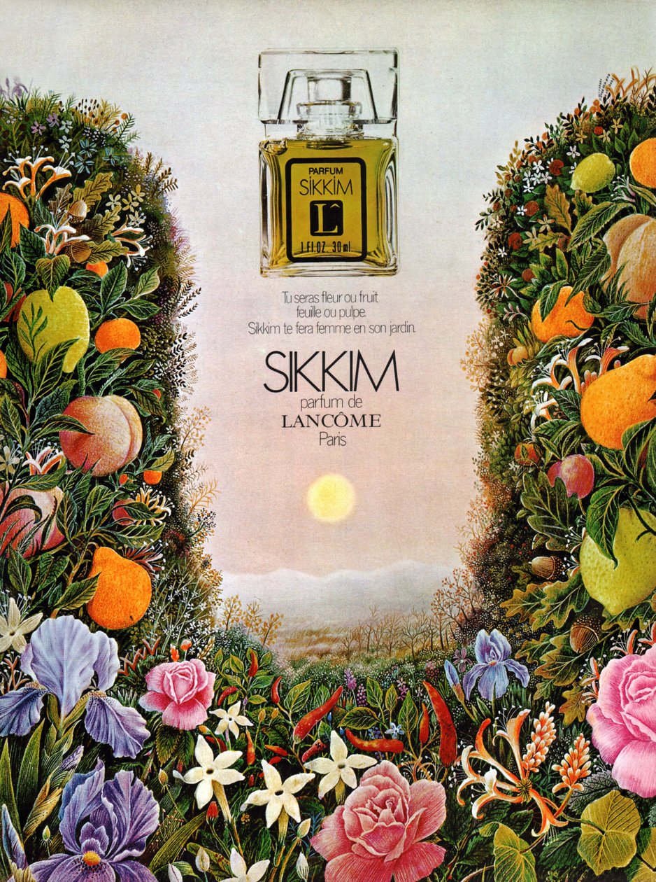 Parfum de Lancome。ランコムの香水。 作： 不明