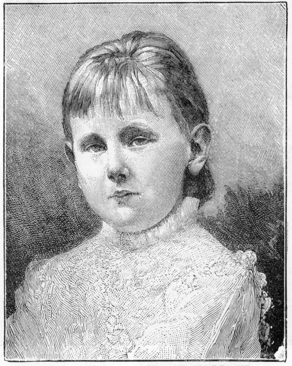 オランダのウィルヘルミナ女王、1893年 作： 不明