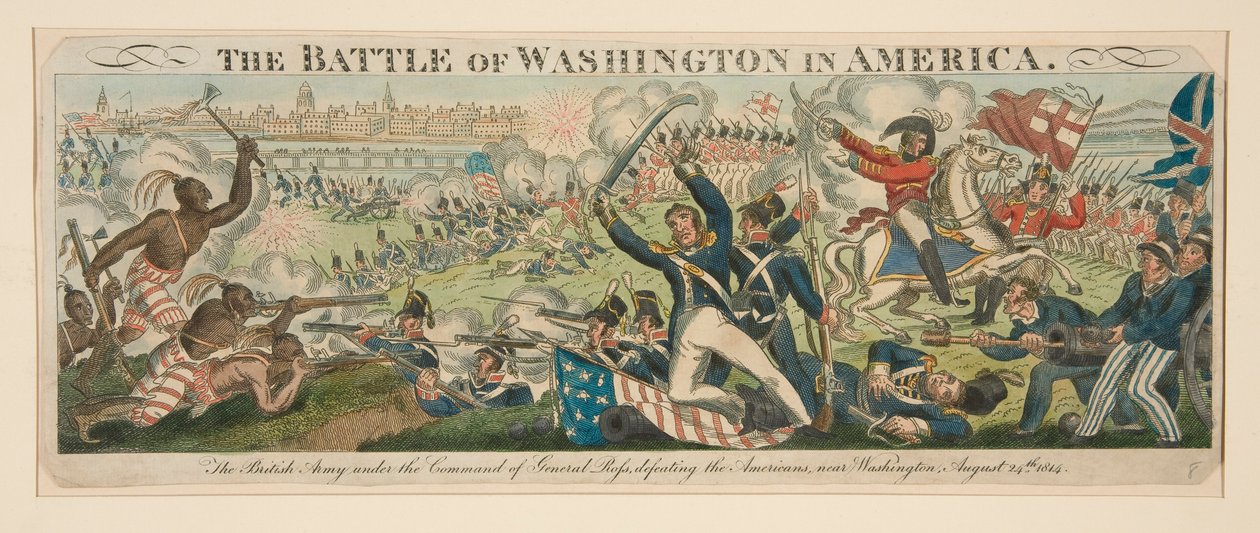 アメリカのワシントンの戦い 作： 不明