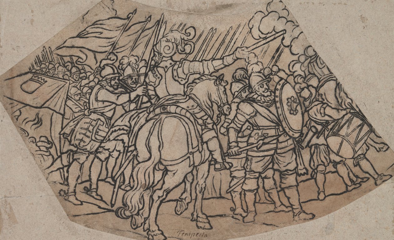 馬に乗った戦士 作： 不明