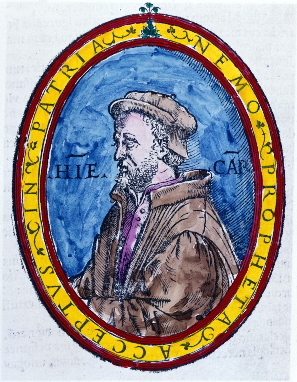 (Cardanus Hieronymus) イタリア語でJerome Cardan Gerolamo Cardano, イタリアの医師、数学者、哲学者、占星術師 (Pavia 作： 無名の画家