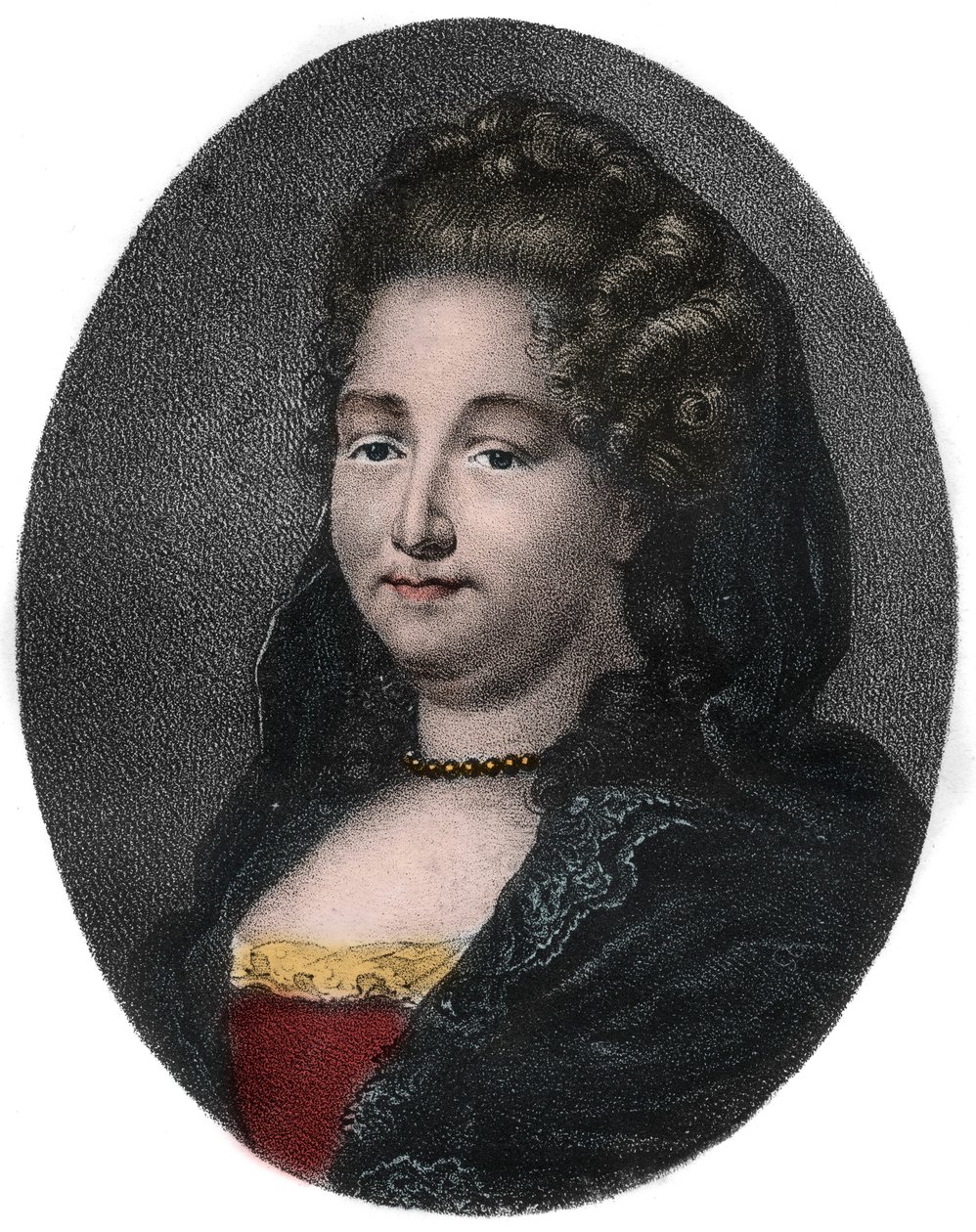 ANNE DACIER (nee Lefebre) French Greek scholar and translator - Anne Lefebvre dit Madame Dacier (Mme Dacier), French scholar (1647-1720) のポートレート。 作： 無名の画家