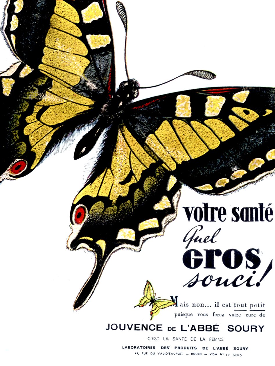 スーリー修道院長の若返りドリンクの広告 作： 無名の画家