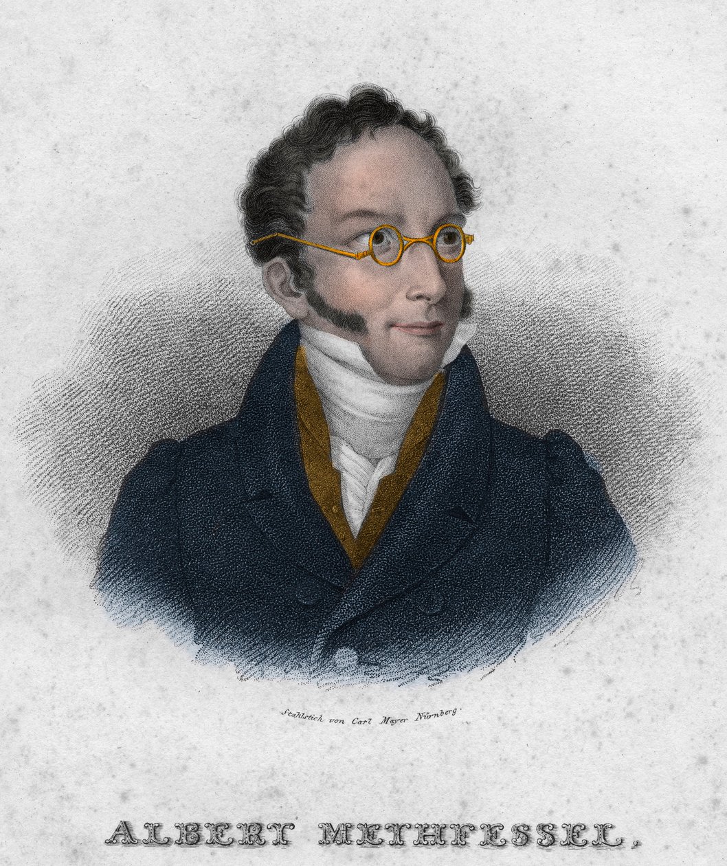 アルバート・ゴットリーブ・メスフェッセル（1785-1869） - イギリスの作曲家・指揮者 作： 無名の画家