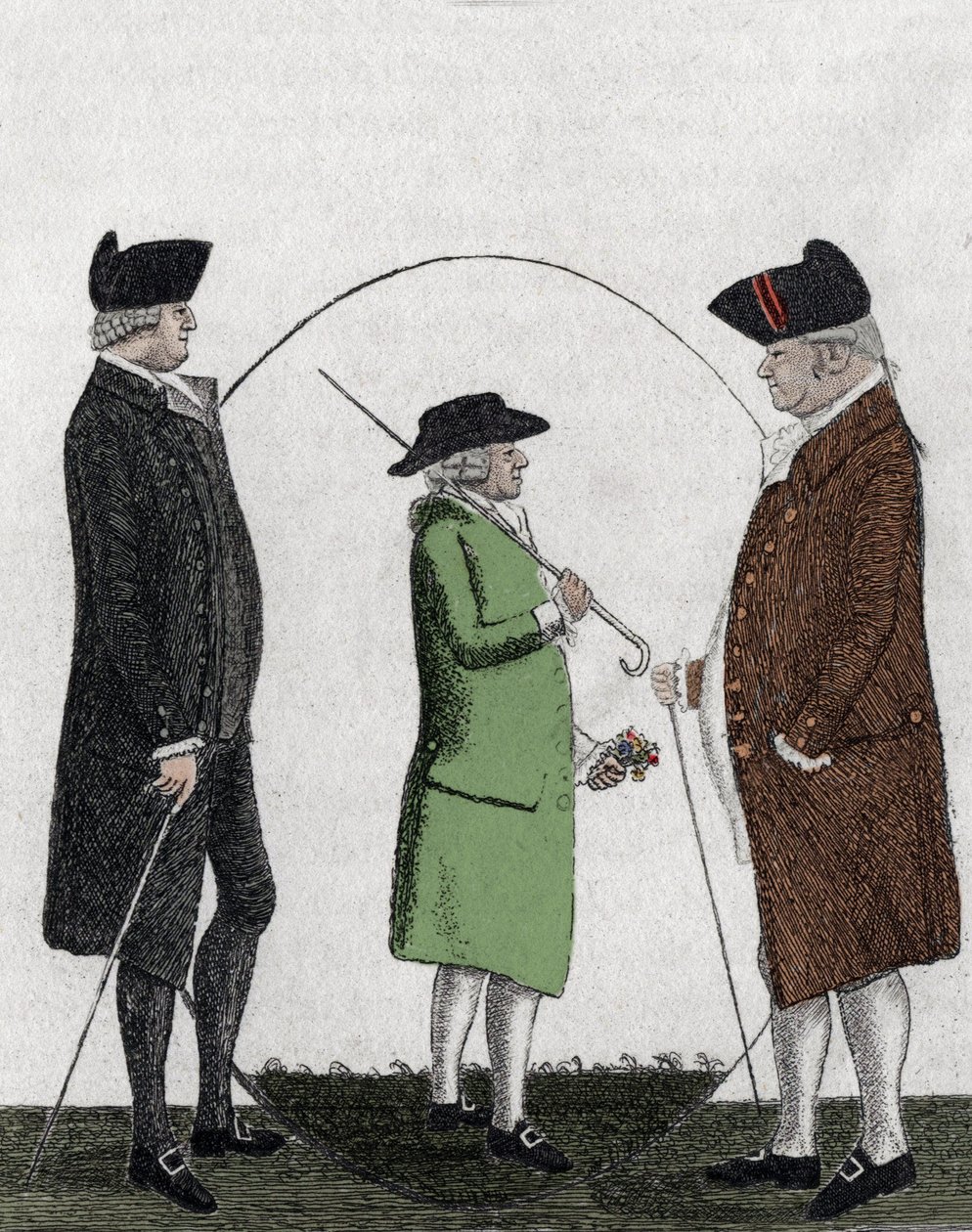 アレクサンダー・ゴードン、ロックヴィル卿（1739-1792）、アダム・スミス（1723-1790） - 彫刻 - 19世紀 作： 無名の画家