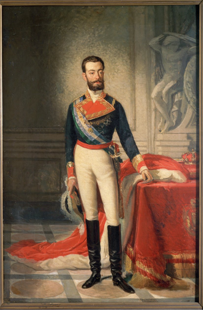 サヴォワ家のアマデウス1世（キャンバス画） 作： 無名の画家