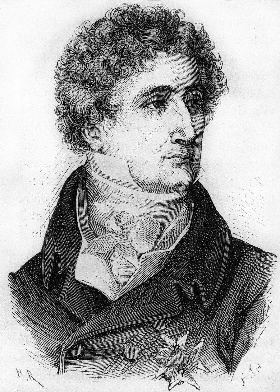 アルマン・エマニュエル・デュ・プレシ（1766-1822）、リシュリュー公爵、フランスの政治家。 作： 無名の画家