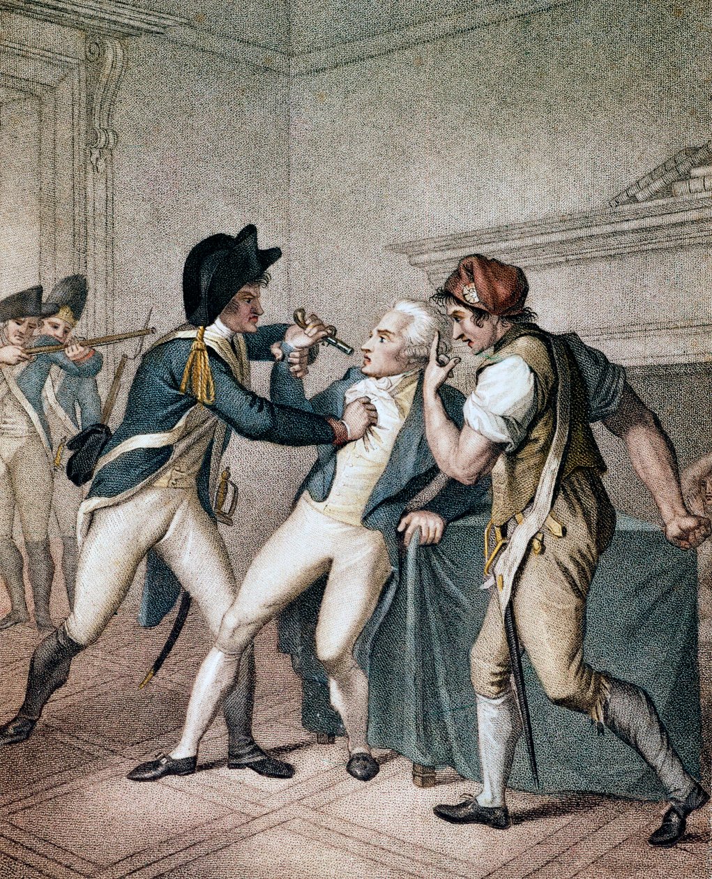 Maximilien Robespierre, on 27/07/1794 - The Apprehension of Robespierre - Robespierre