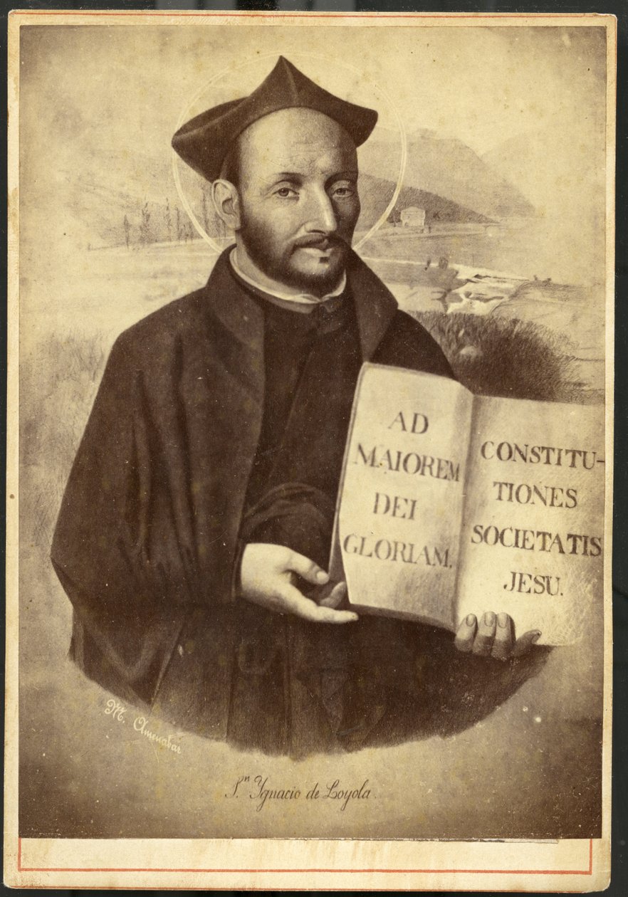 Azpeitia: イエズス会とイエズス会の創設者であるロヨラの聖イグナチオの肖像画 作： 無名の画家