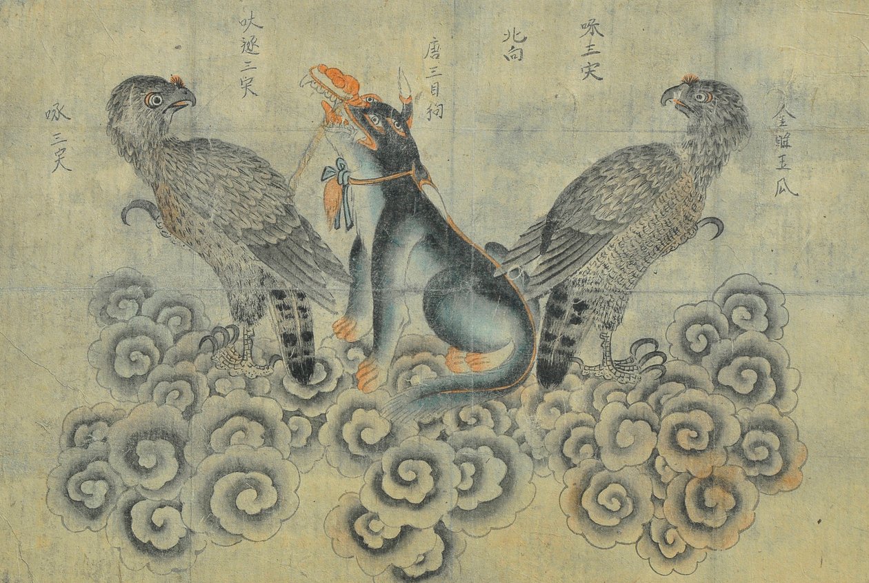 韋駄天 作： 無名の画家