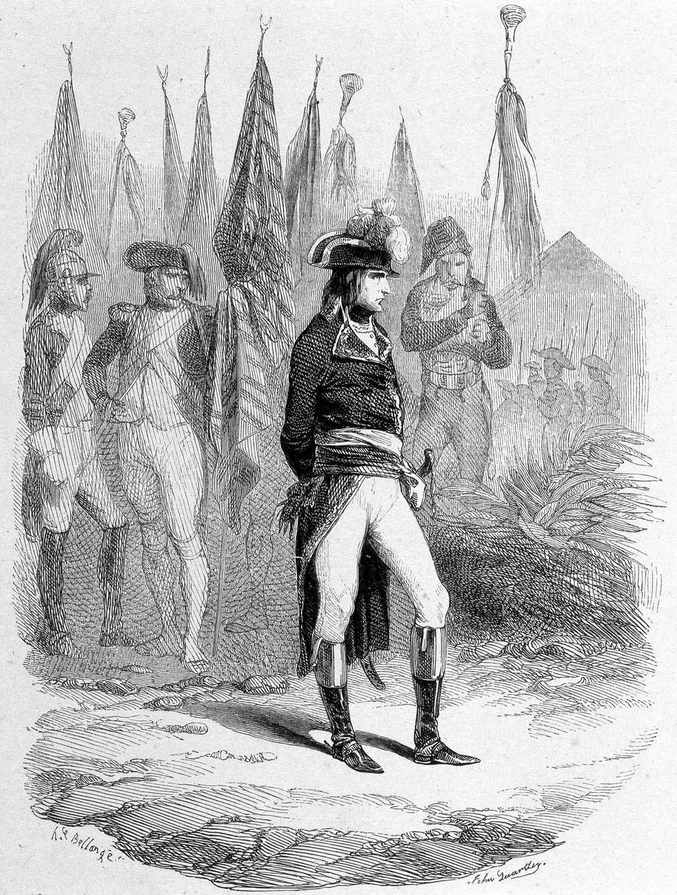 エジプト遠征(1798-1801)。ナポレオン1世のエジプト遠征 作： 無名の画家