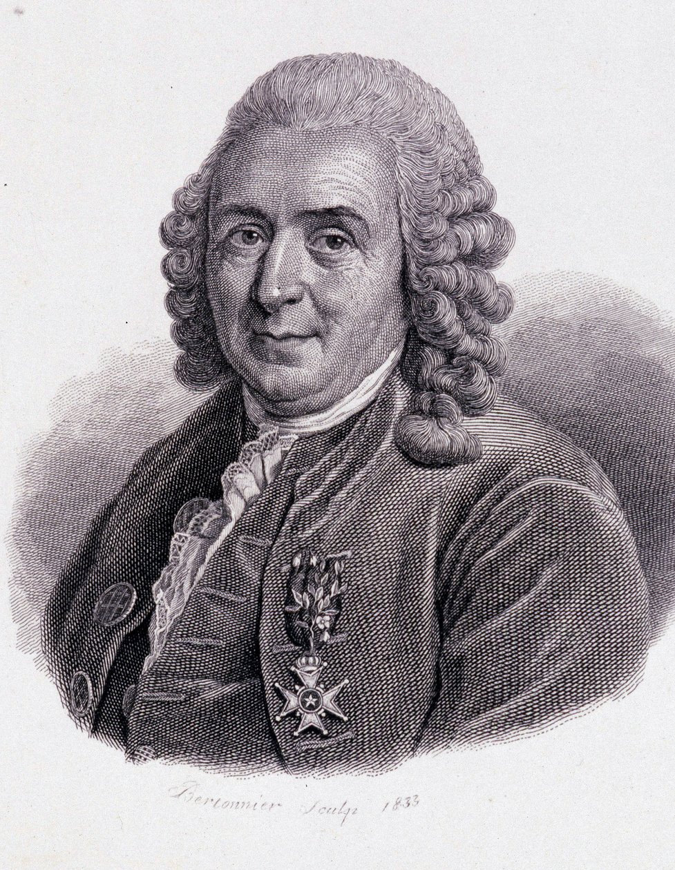 カール・フォン・リンネ スウェーデンの博物学者・作家（1707～1778） - 「有用な人間の肖像」より 作： 無名の画家