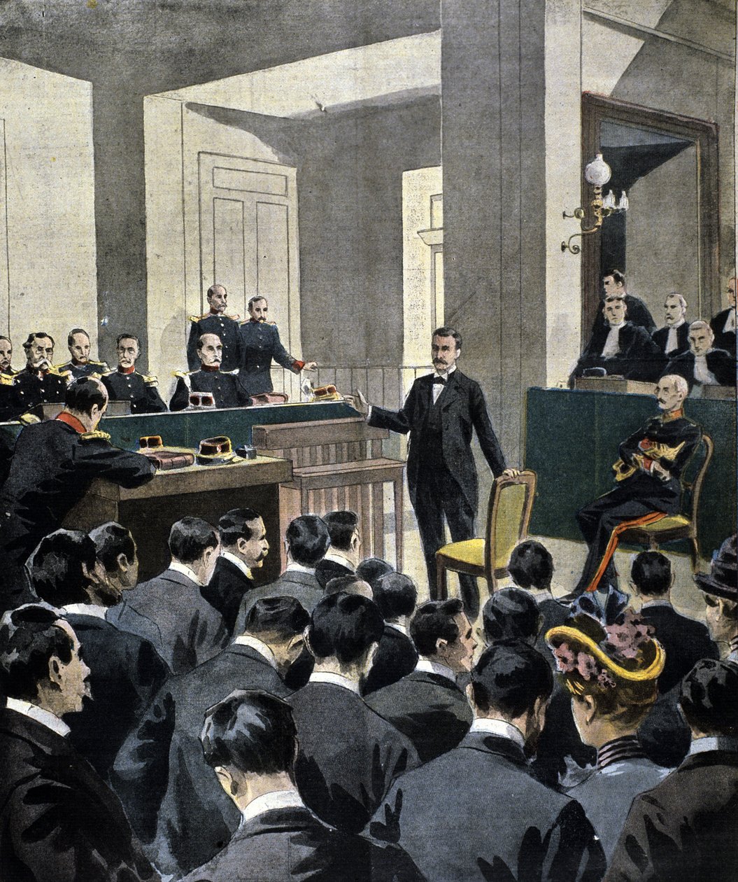 ドレフュス事件：作家エミール・ゾラの裁判におけるジョルジュ・ピカール中佐（1854-1914）の証言（J
