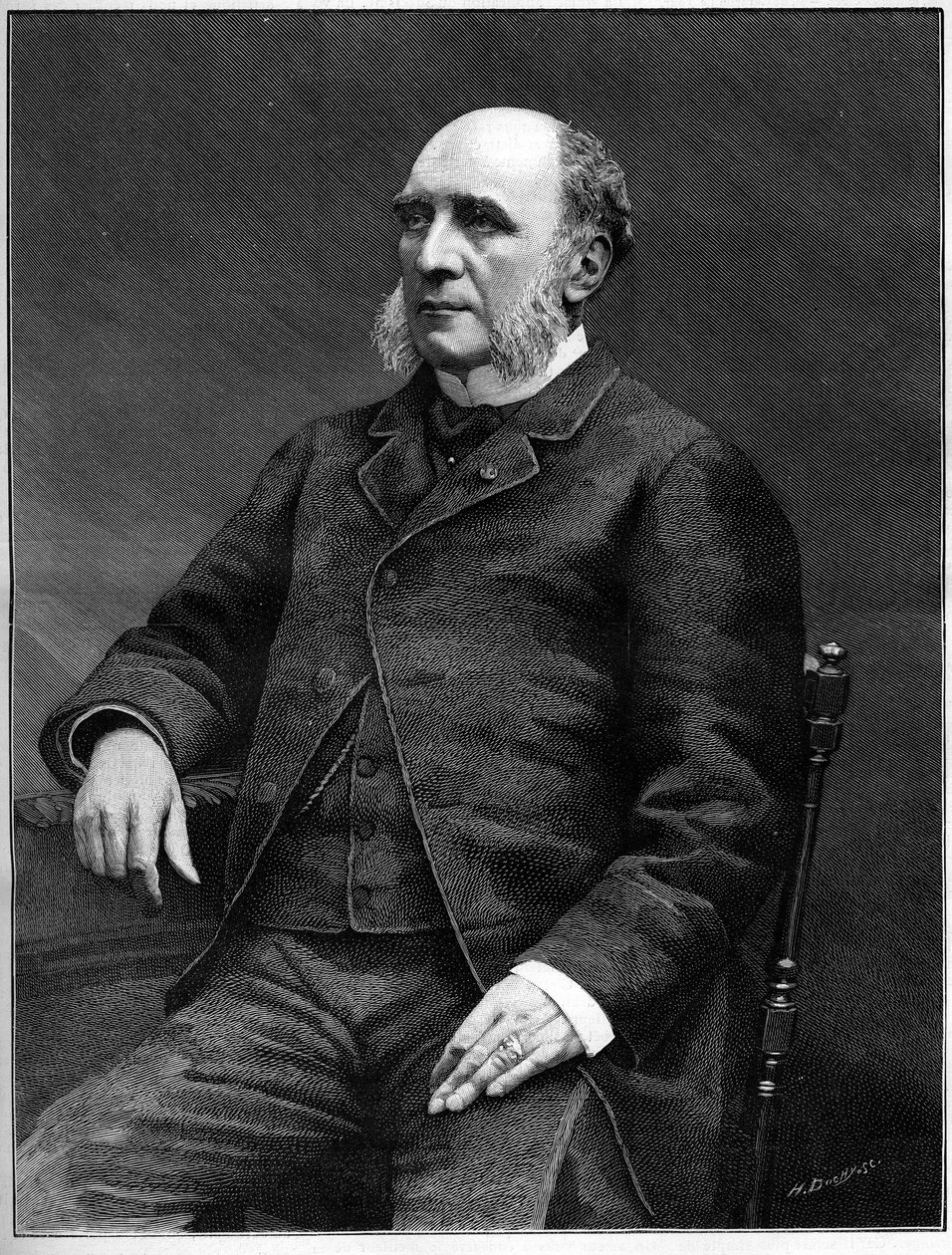 ルイ・シャルル・デカズ公爵（1819-1886）フランスの政治家で、1873年から1877年まで外務大臣を務めた。 作： 無名の画家