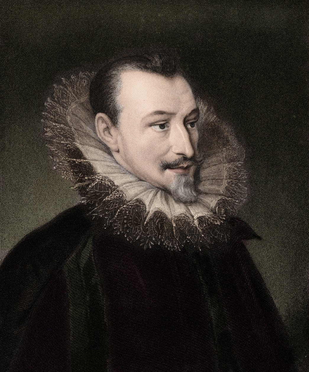 エドマンド・スペンサー（1552/3-1599） - 彫刻 - 19世紀 作： 無名の画家