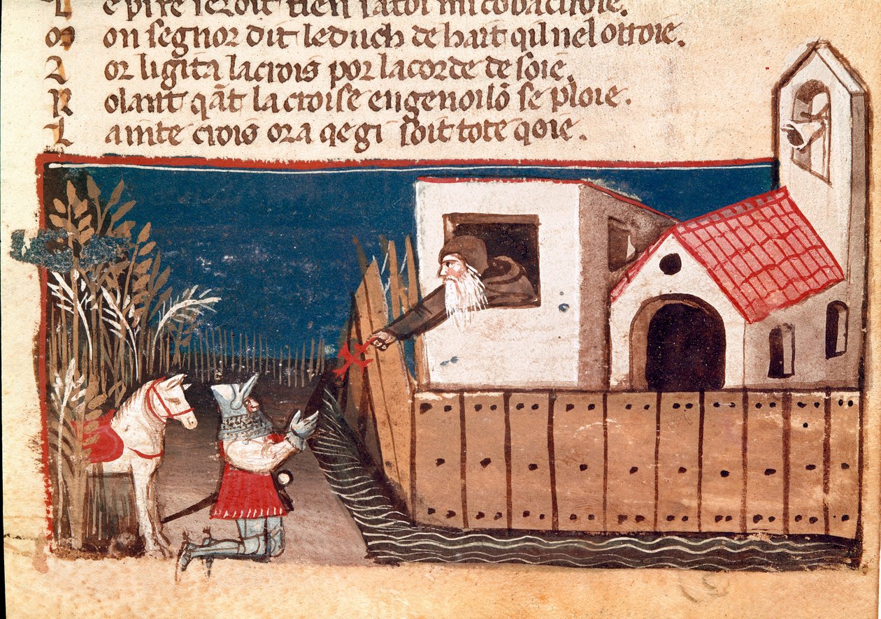 スペインへの入国（ミニチュア 作： 無名の画家