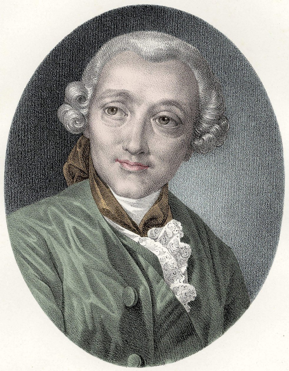 Germain Soufflot（1713-1780）、フランスの建築家 作： 無名の画家