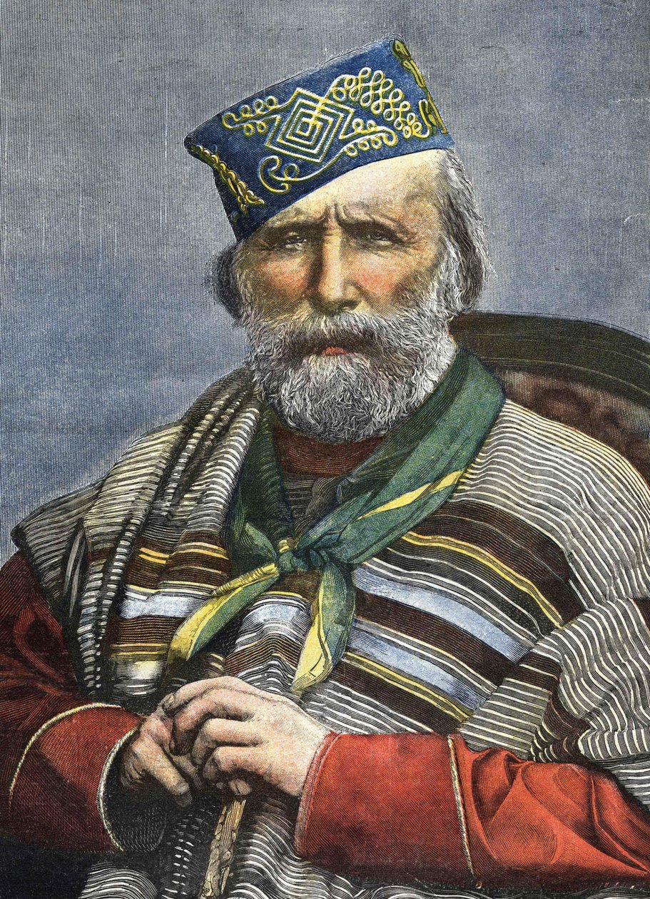 ジュゼッペ・ガリバルディ（1807年～1882年 作： 無名の画家