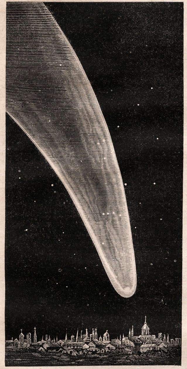Great Comet of 1811 - Great Comet of 1811 - 1867年頃の刻印 作： 無名の画家