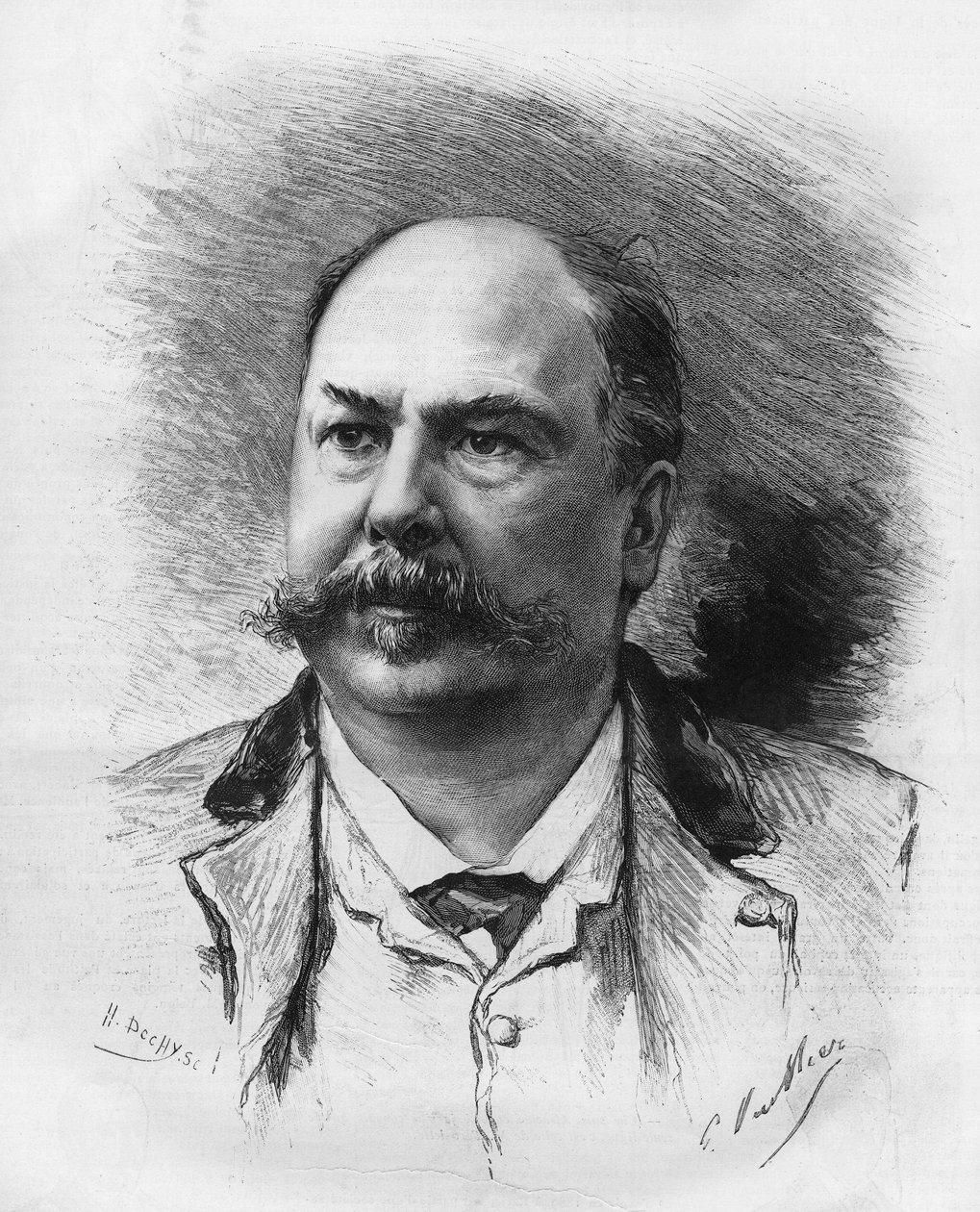 Henri (Henry) Meilhac (1831-1897)、フランスの劇作家。 作： 無名の画家