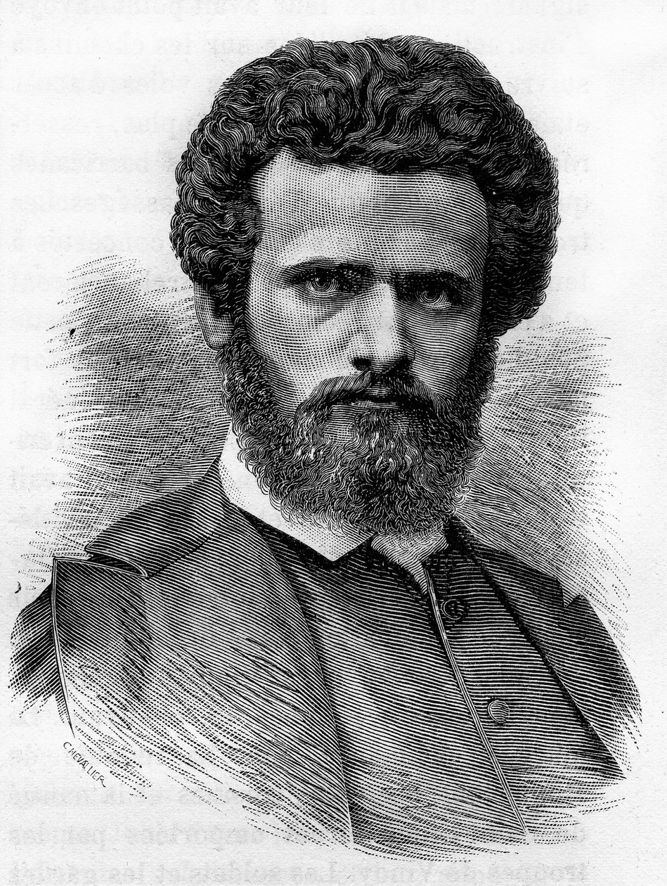 アンリ・レグノー（1843-1871）、フランスの画家。H.Martinの「Histoire de France」に掲載された19世紀末のエングレーヴィング。 作： 無名の画家