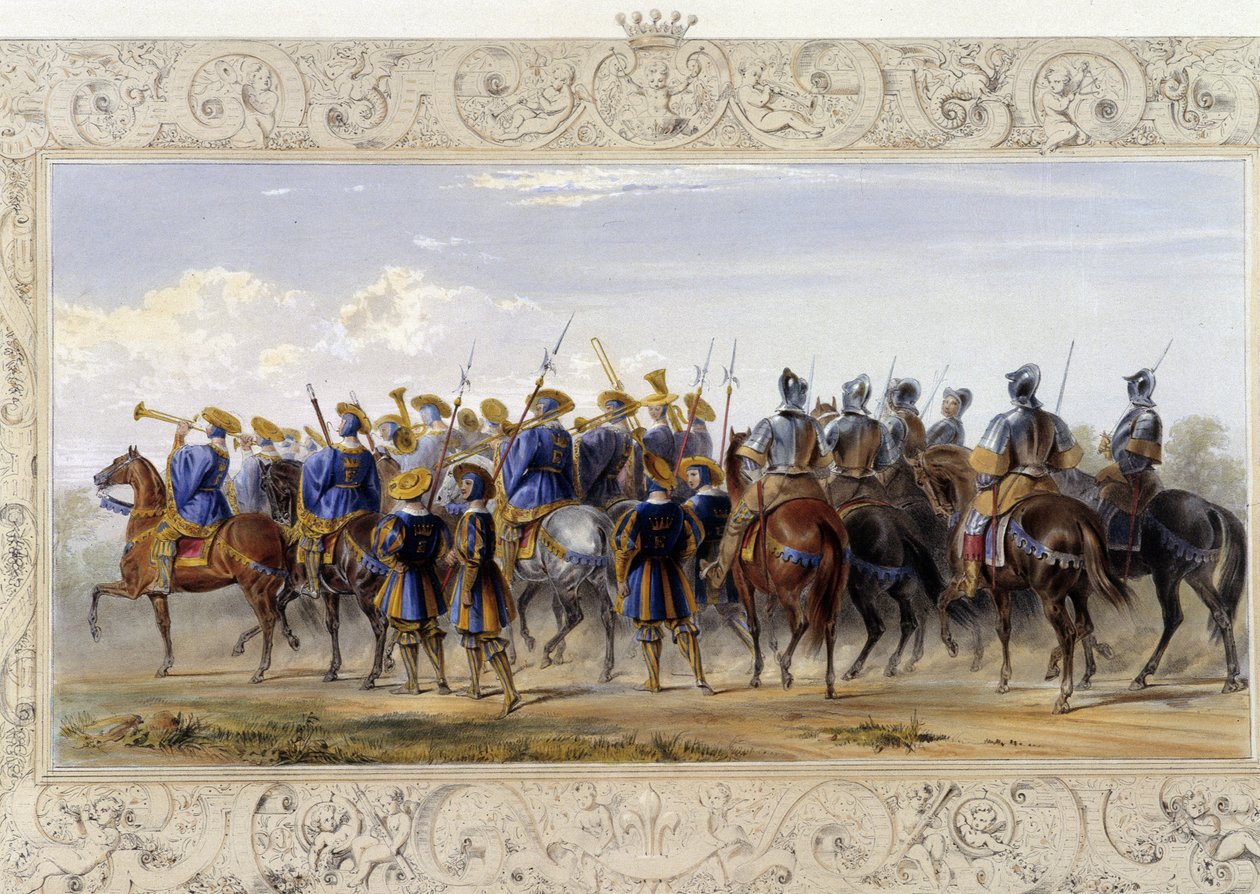 Horseback Guards - J. Whatmanの「Knight of England」に掲載されています。T. M