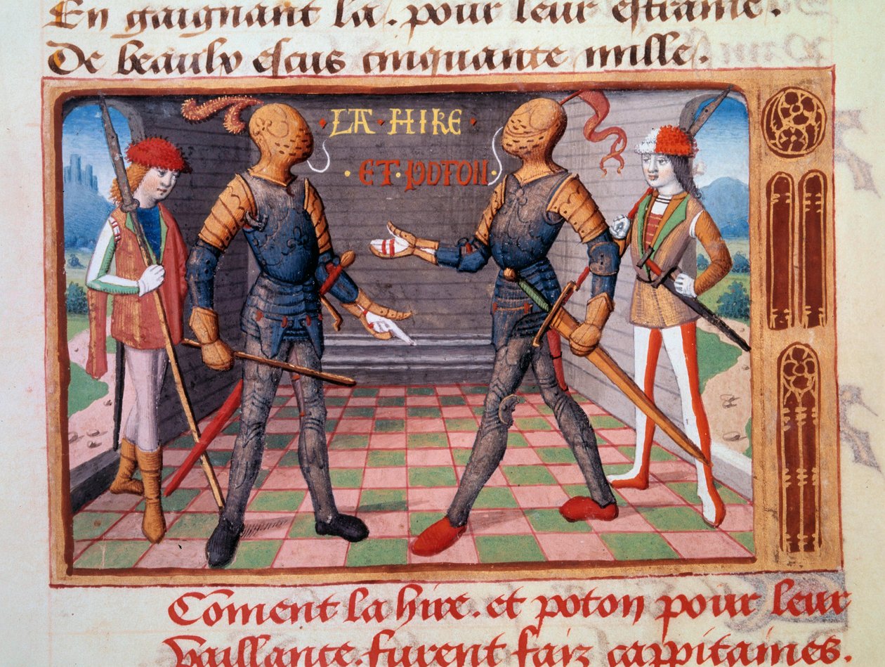 Hundertjähriger Krieg: „Etienne de Vignoles genannt La Hire und Jean Poton, Herr von Xaintrailles, Gefährten von Jeanne d