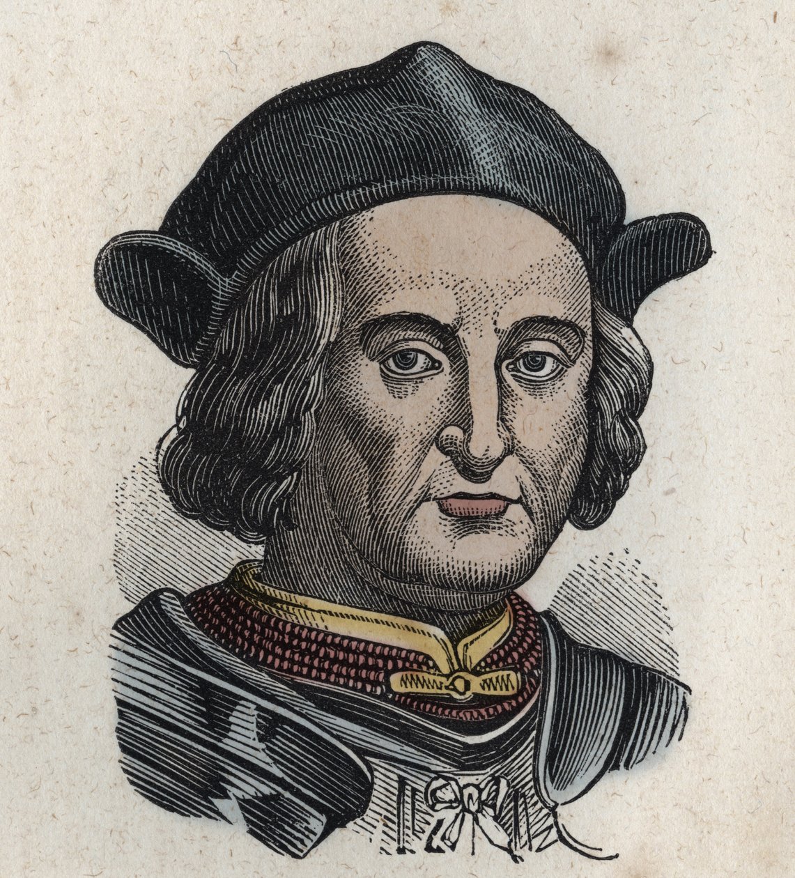 Jacques de Trivulce (Gian Giacomo Trivulzio) イタリアの貴族、コンドティエーロ（1440-1518） ヴィジェヴァノ侯爵、政治家、軍人。 作： 無名の画家