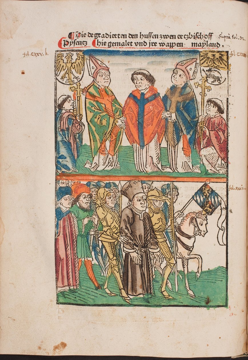 Jan Hus (1365-1415) livre au pouvoir seculier - 世俗的な権力に引き渡されたヤン・フス（Richental