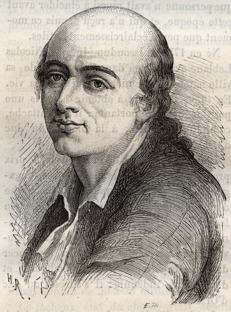 Jean-Claude Delametherie (Jean Claude la metherie) (1743-1817) フランスの博物学者、鉱物学者、古生物学者。 作： 無名の画家