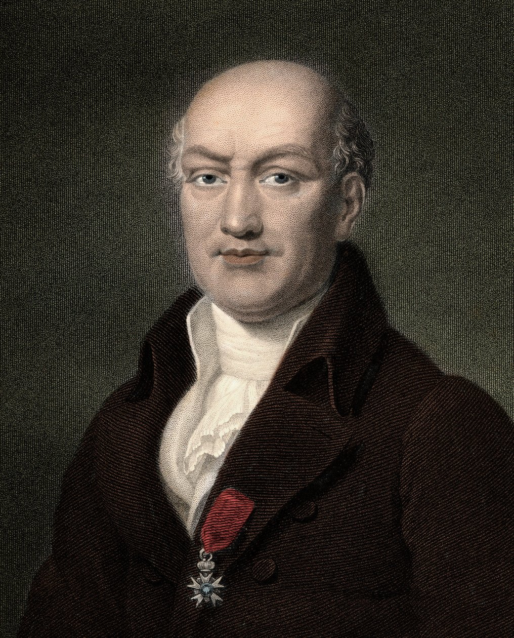 Jean Baptiste (Jean-Baptiste) Joseph Delambre 1749-1822 - engraving - 19世紀 作： 無名の画家