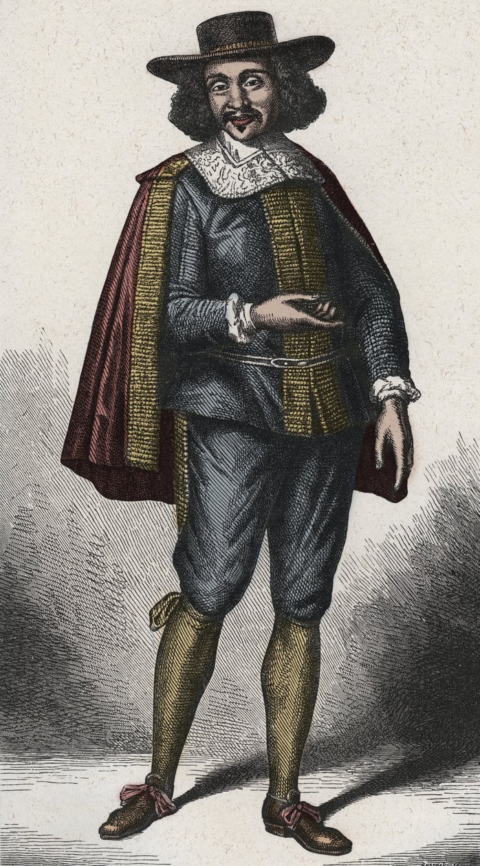 ジャン・バティスト・ポークリン・モリエール 1622-1673 - （Jean-Baptiste Poquelin 作： 無名の画家