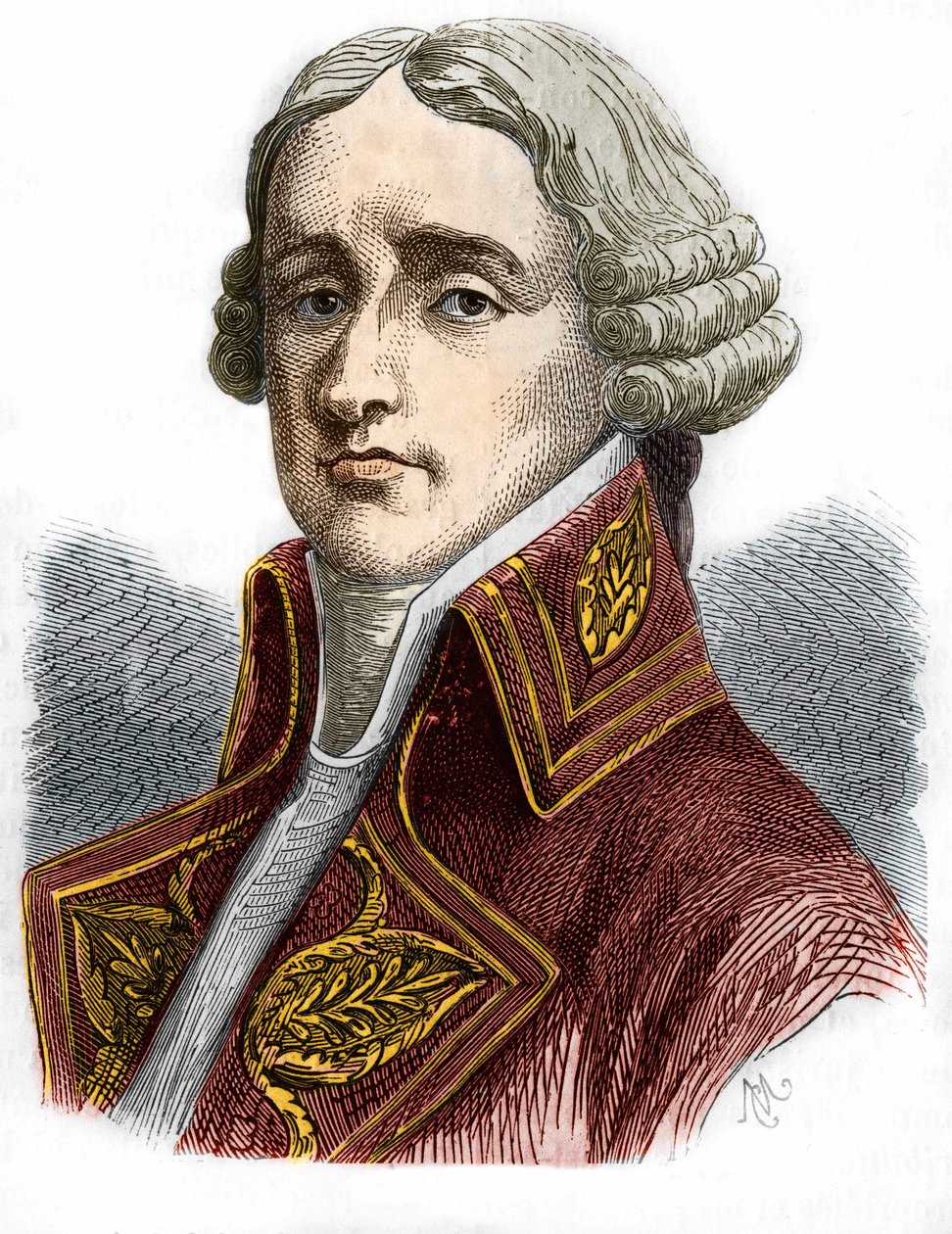 Jean Jacques Regis de Cambaceres (1753-1824), フランスの弁護士、政治家。 作： 無名の画家
