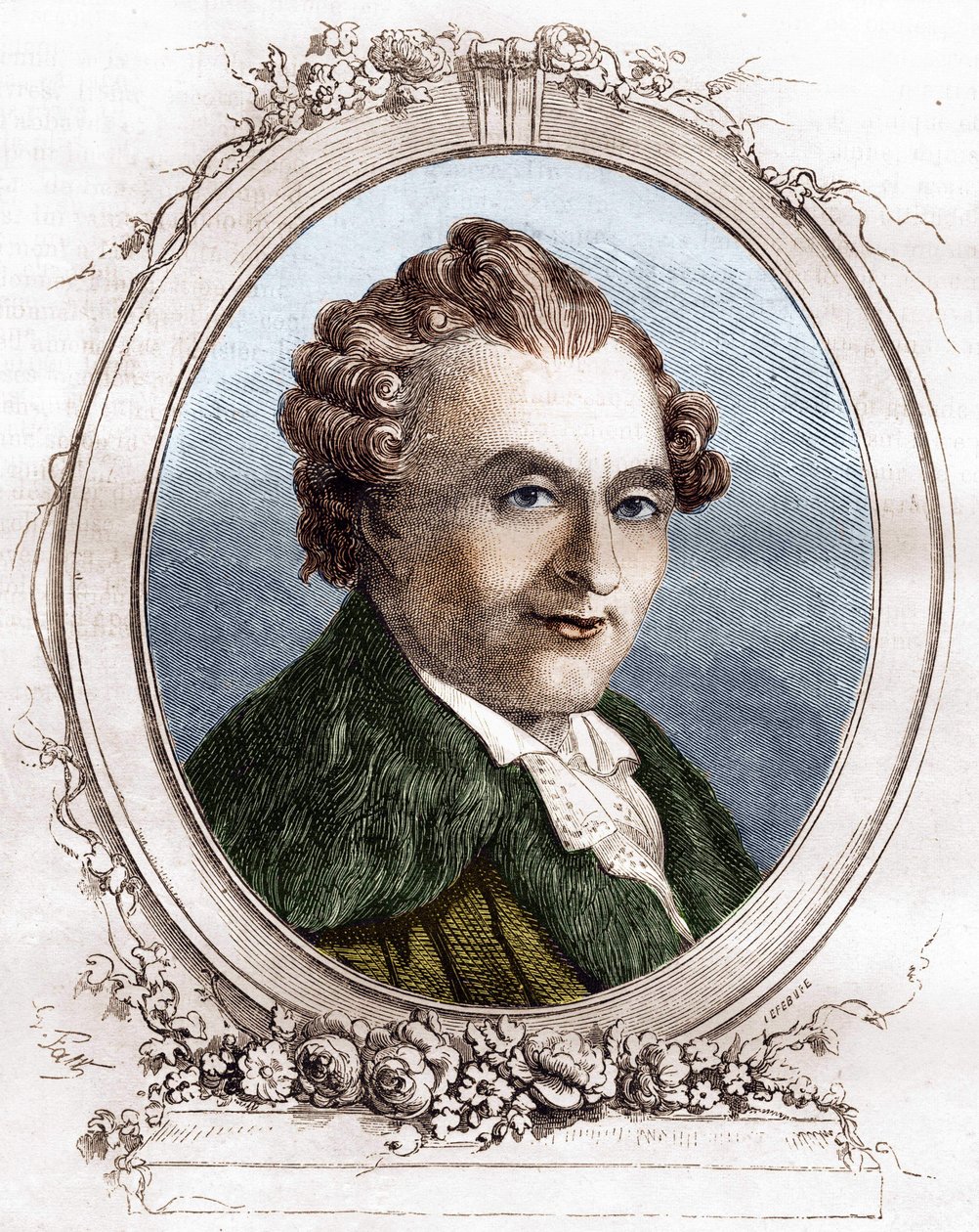 ジャン・ミシェル・セダインフランスの劇作家、1719-1797年。 作： 無名の画家