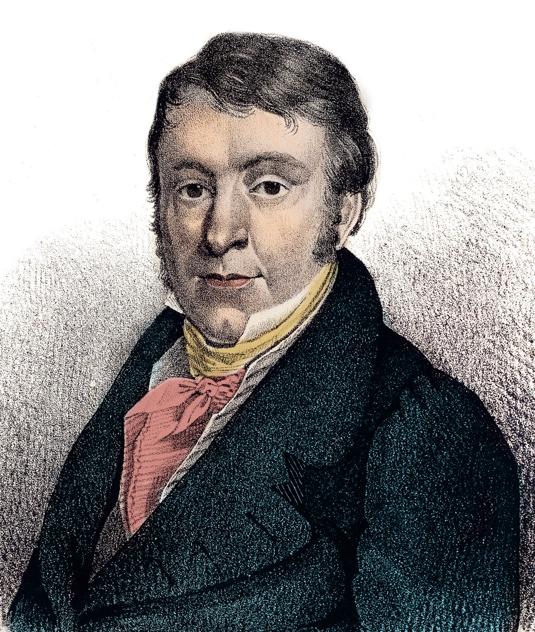 ジャン・ネポムセーヌ（Jean-Nepomucene）フンメル（Johann Nepomuk Hummel）（1778-1837）、オーストリアのピアニスト、作曲家。 作： 無名の画家