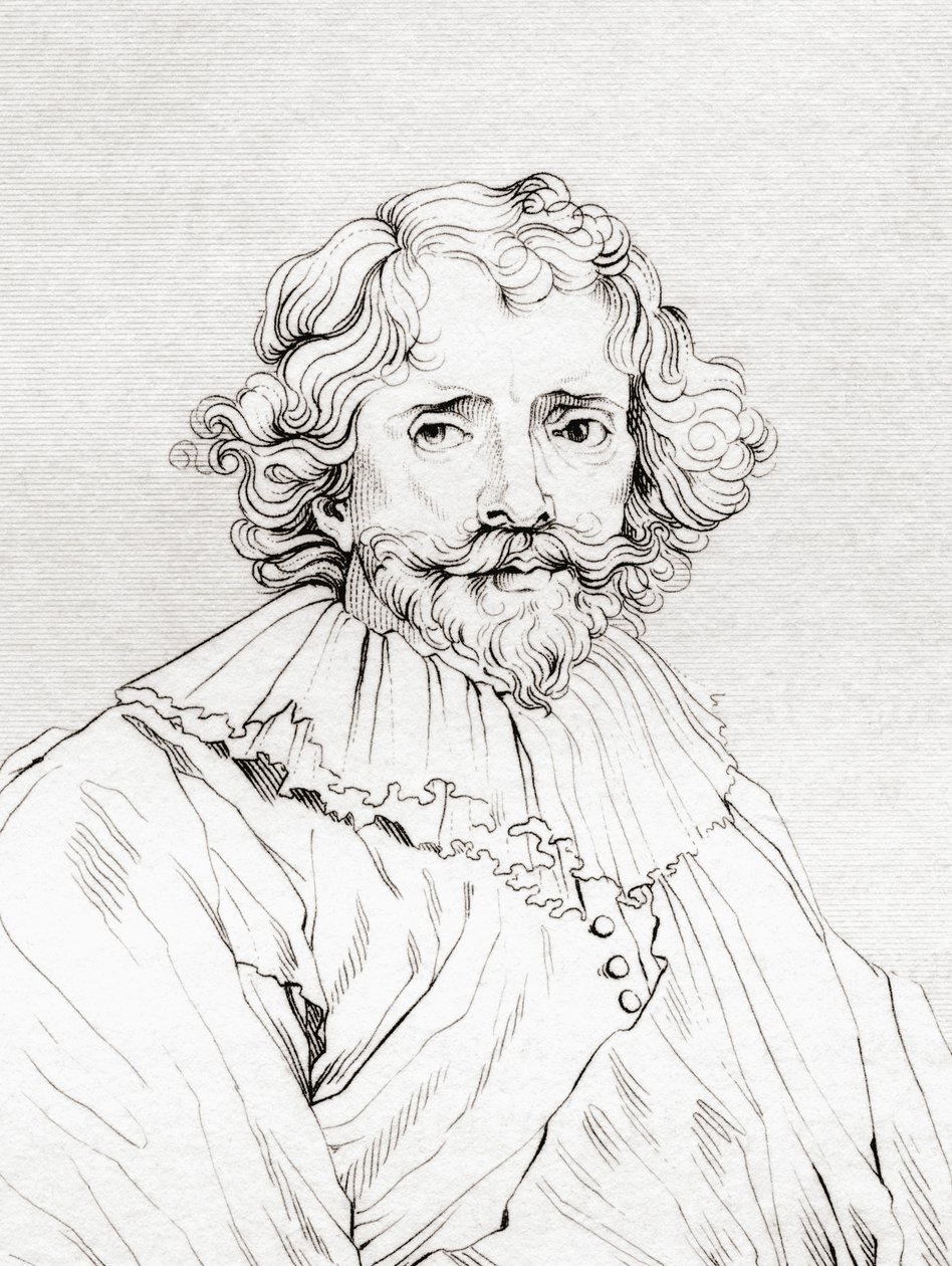 ヨハネス・フォールスターマンス、1643年頃 – 1700年頃。『肖像画と絵画の歴史的ギャラリー』より、1808年刊行。 作： 無名の画家