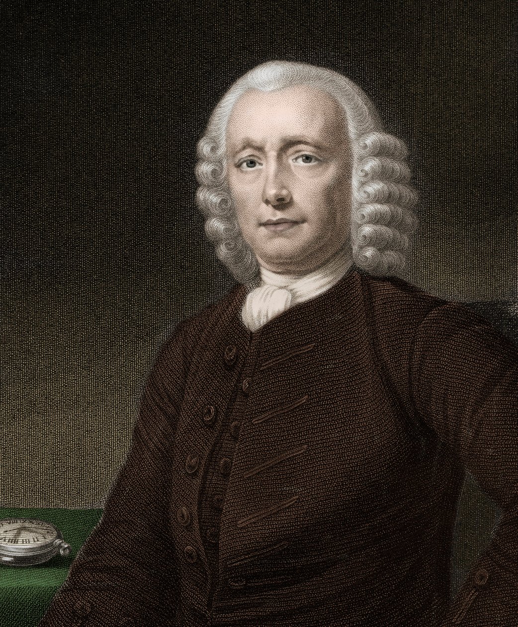 ジョン・ハリソン 1693-1776年 - 彫刻 - 19世紀 作： 無名の画家