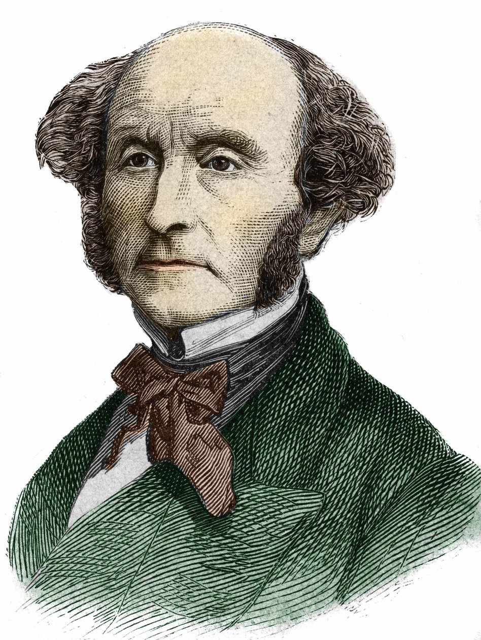 ジョン・スチュアート・ミル（1806～1873）：イギリスの哲学者・経済学者。 作： 無名の画家