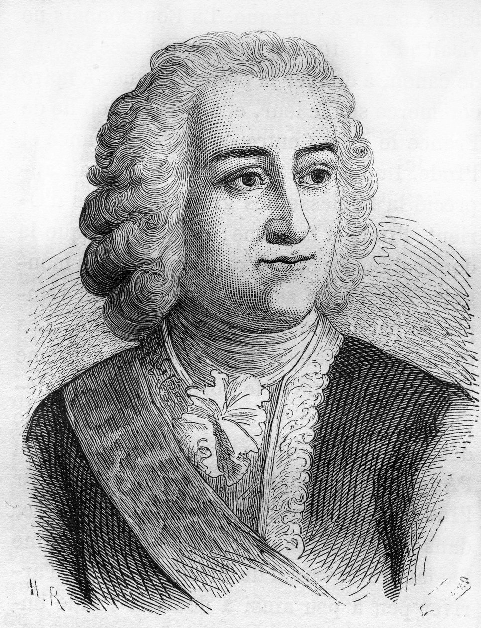 Joseph François Dupleix (1697-1763), フランスの植民地行政官 作： 無名の画家