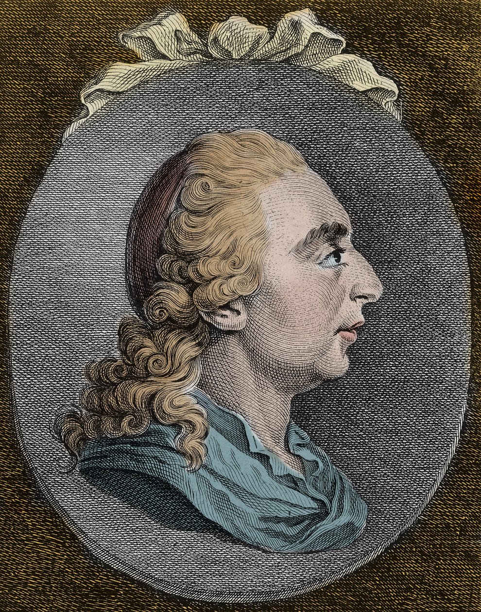Joseph Freiherr von Sonnenfels (1732-1817) オーストリア・ドイツの法学者・小説家 engraving - Joseph von Sonnenfels Austrian jurist and writer 作： 無名の画家