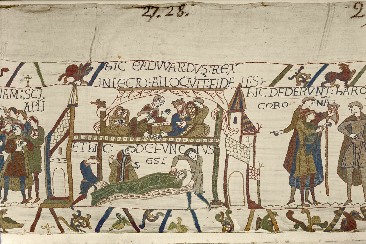 King Edward the Confessor on his Deathbed, Bayeux Tapestry (wool embroidery on linen)   1438255   ja       japanese Successfully Translated  Original: Cascade of Buffalora Translat: Cascade of Buffalora 1444399 ja japanese Successfully Translated Original: 作： 無名の画家
