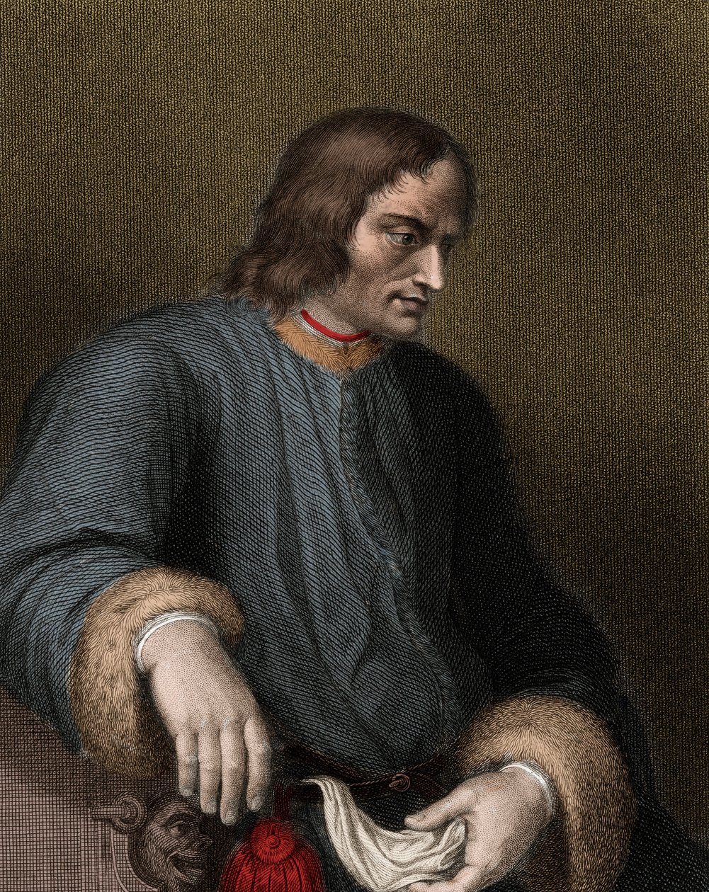 ローラン・ド・メディシス（Laurent de Medicis）別名：ローラン・ル・マニフィコ（Laurent le Magnifico 作： 無名の画家