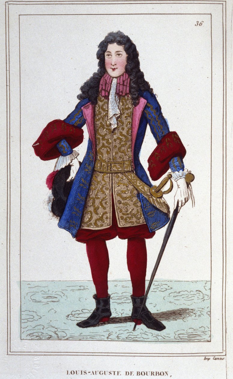 ルイ・オーギュスト・ドゥ・ブルボン、メイン公（1670-1736）。フランスのプリンス。 作： 無名の画家